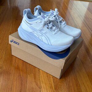 ASICS GEL-NIMBUS 26 white/light purple women's size 5